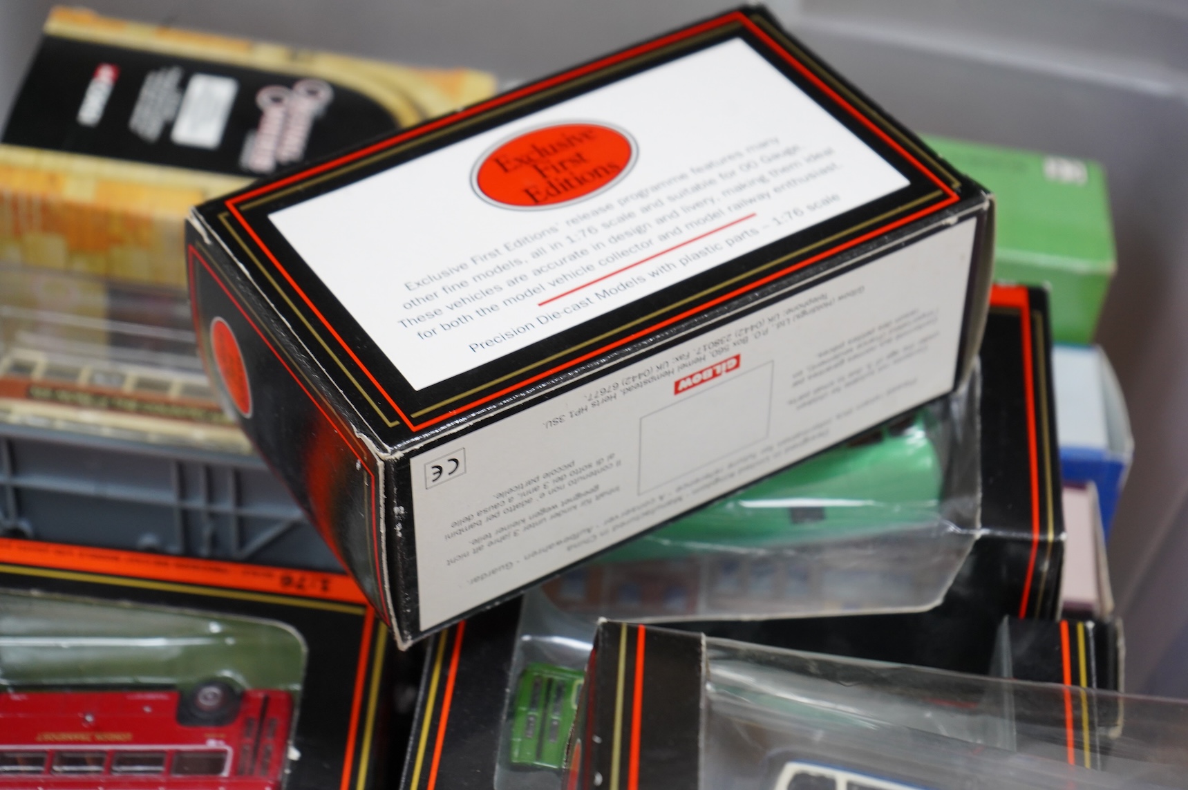 Thirty-seven boxed EFE and Corgi OOC buses, coaches and trolley buses, and sets, operators include; London Transport, Brighton & Hove, Grey Green, Southdown, Portsmouth, Southern Vectis, etc.
